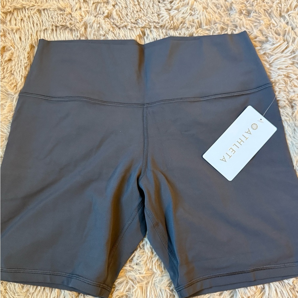 Athleta Women's Gray High-Waisted Shorts